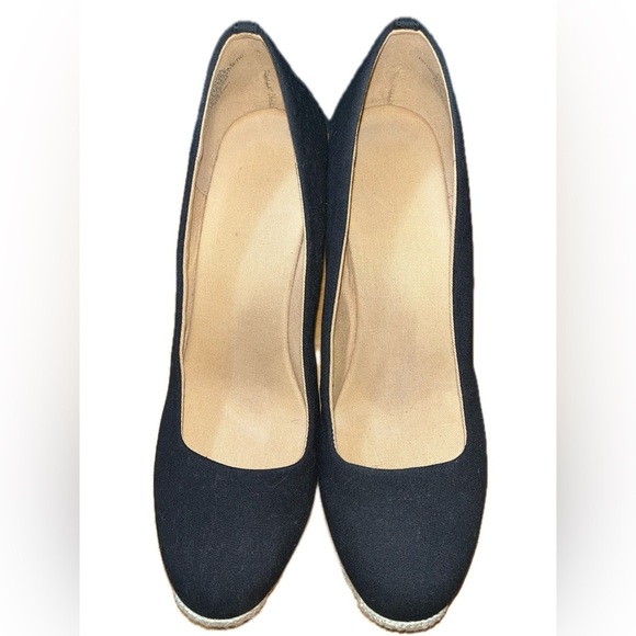 J. Crew Women's Seville Canvas
Espadrille, Black - Picture 4 of 9